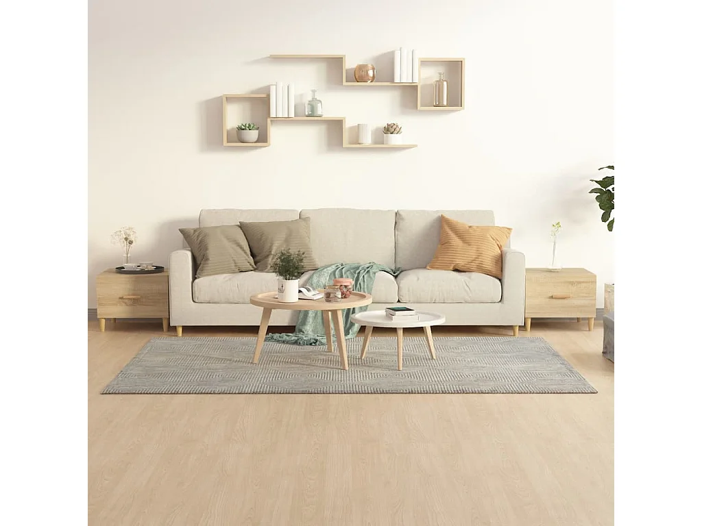 Tables basses 2 pcs Chêne sonoma 50x50x40 Bois d'ingénierie