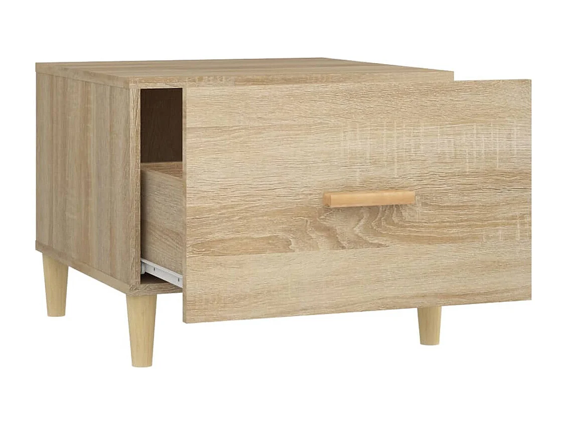 Tables basses 2 pcs Chêne sonoma 50x50x40 Bois d'ingénierie