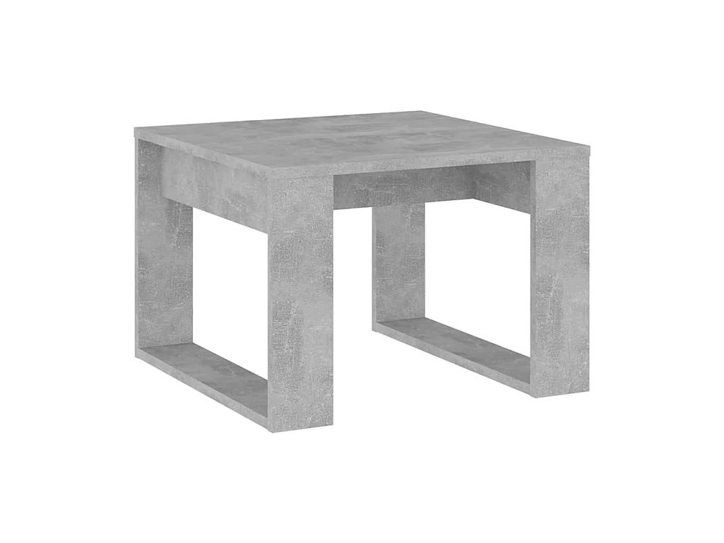 Table appoint Gris béton 50x50x35
