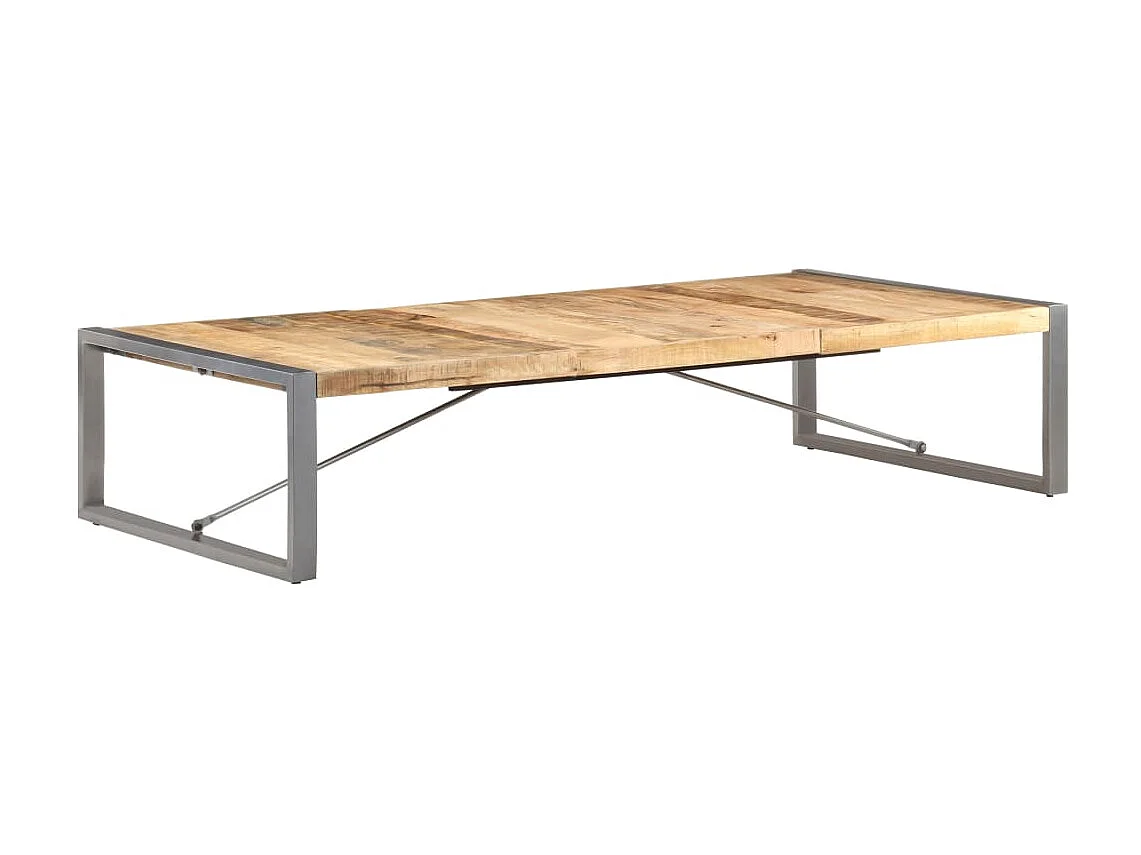 Table basse 180x90x40 Bois de manguier brut 2