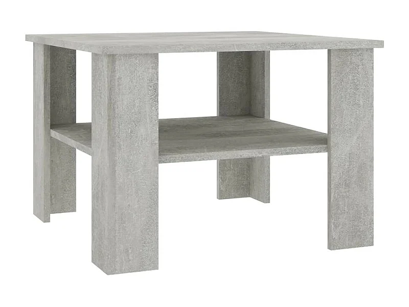 Table basse Gris ciment 60 x 60x42