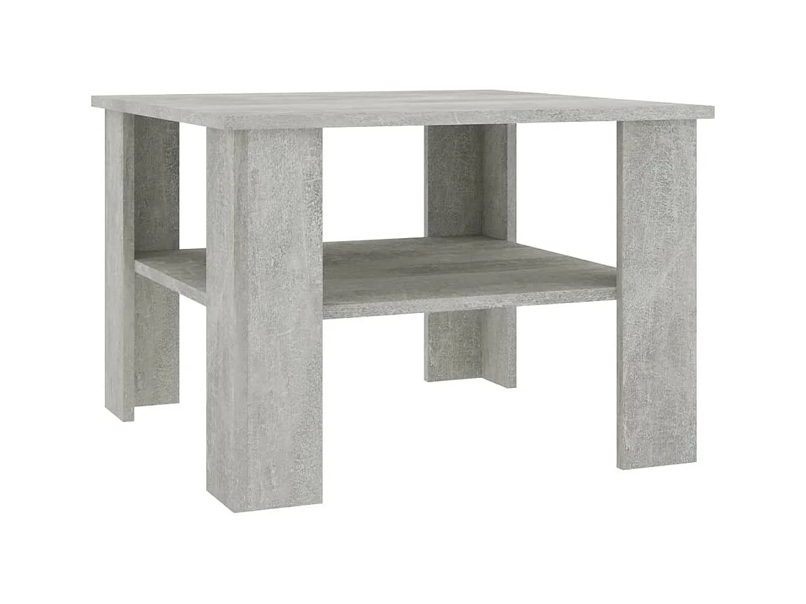 Table basse Gris ciment 60 x 60x42