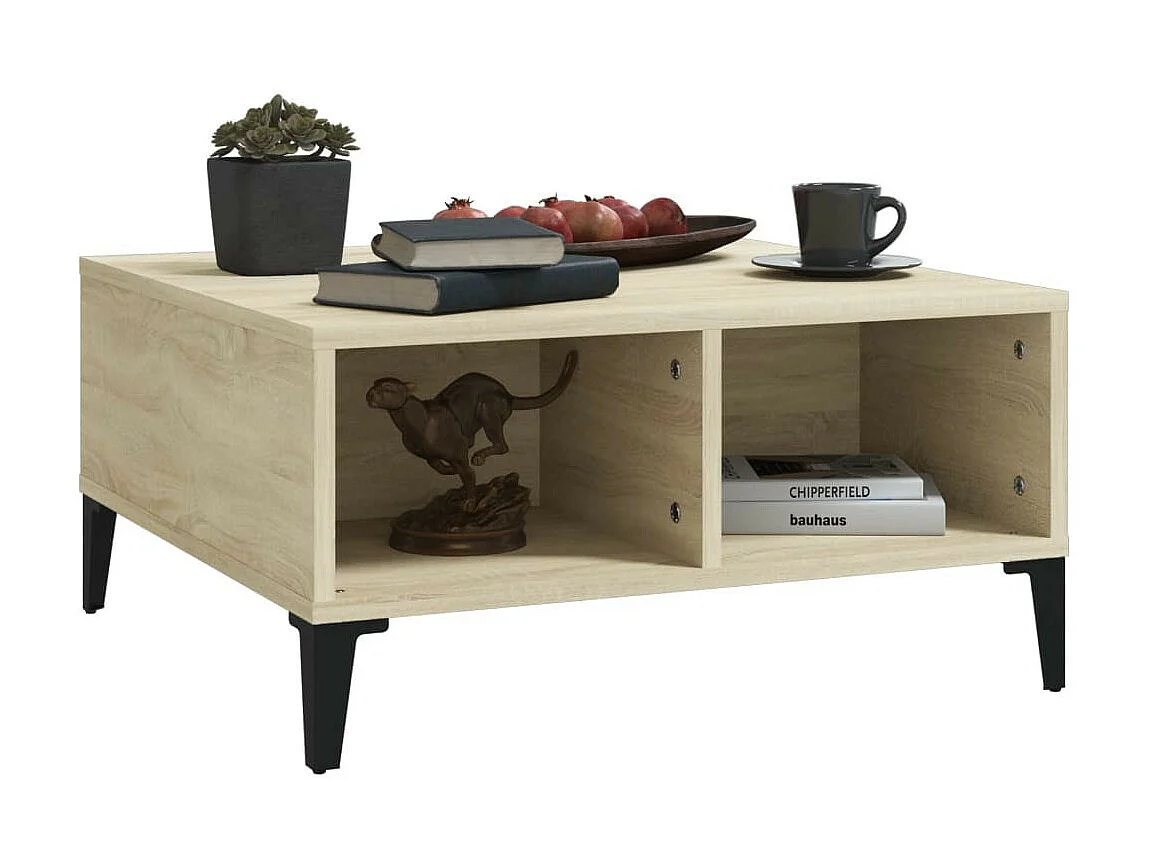 Table basse Chêne sonoma 60x60x30 2