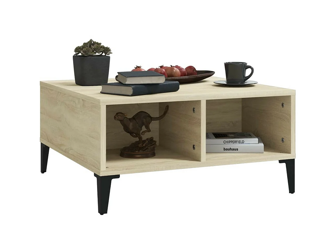 Table basse Chêne sonoma 60x60x30 2