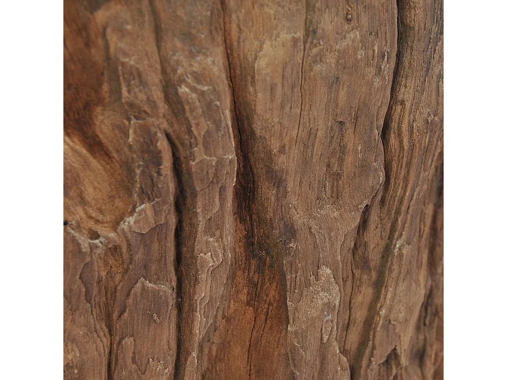 Table basse Teck Verre 50x40