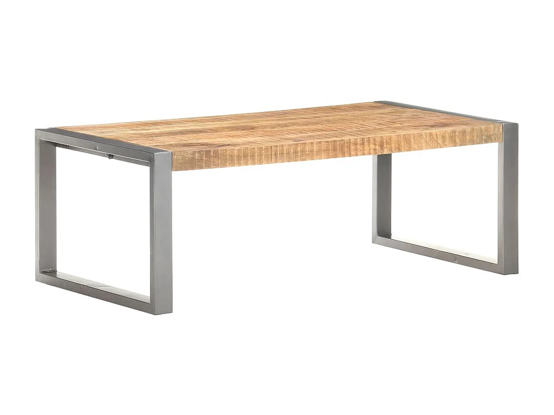 Table basse 110x60x40 Bois solide 2