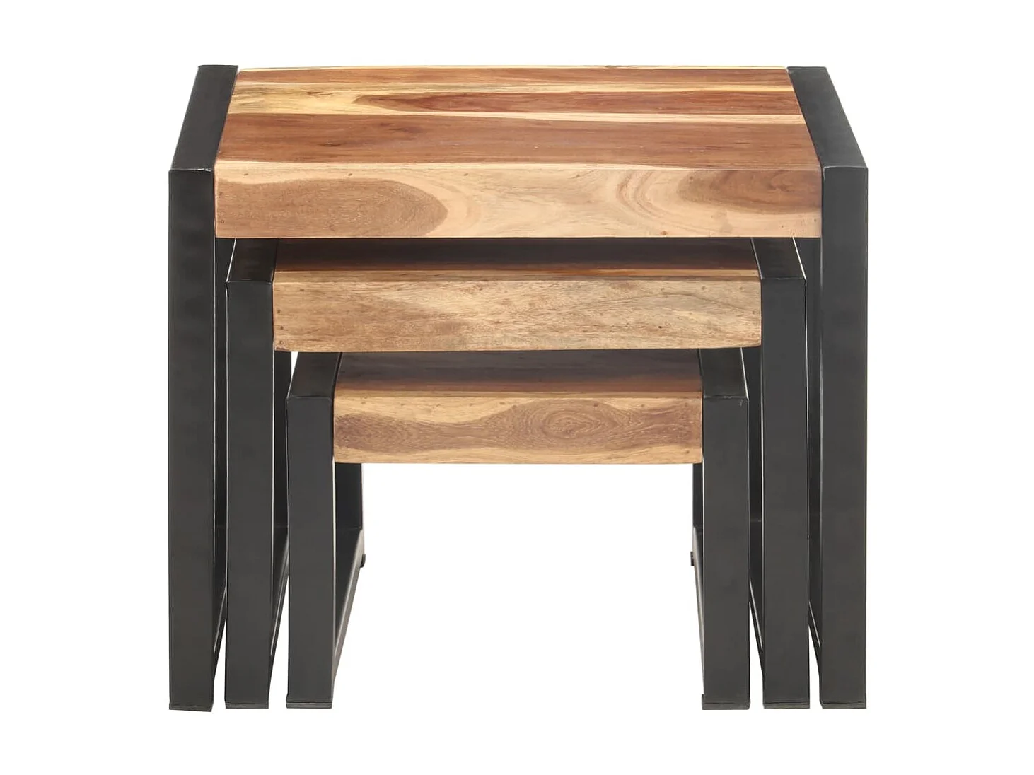 Tables gigognes 3 pcs Bois solide