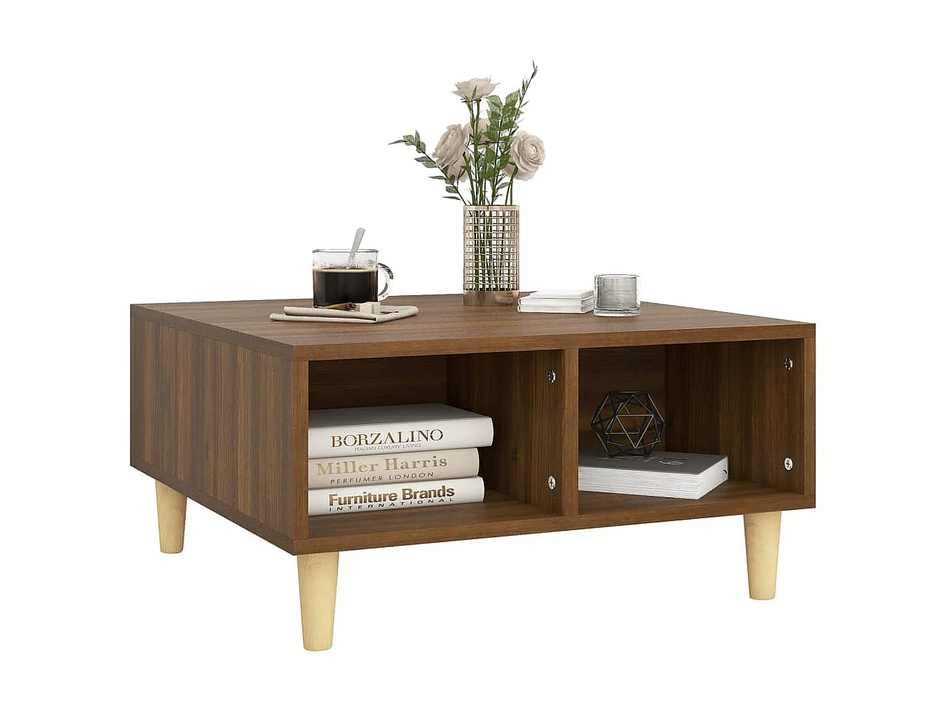 Table basse Chêne marron 60x60x30 2