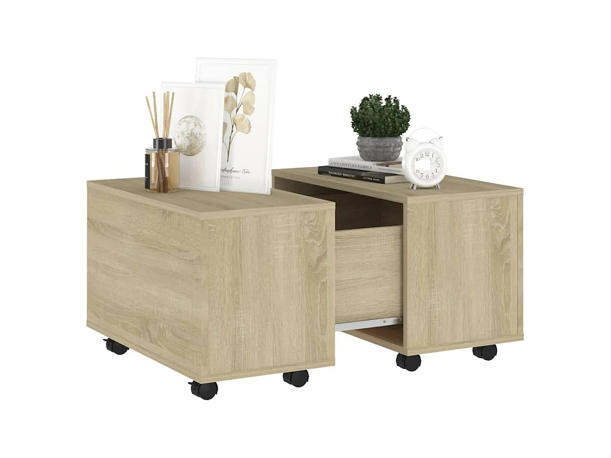 Table basse Chêne sonoma 60x60x38