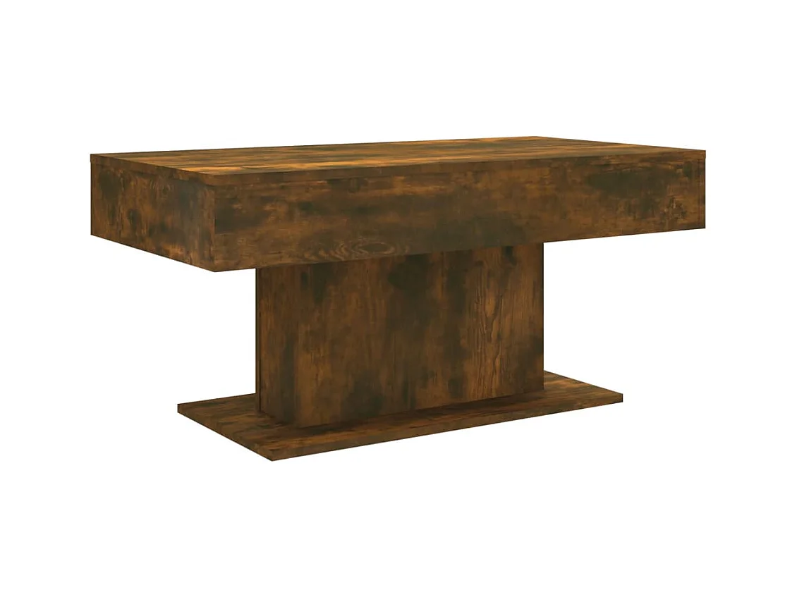 Table basse Chêne fumé 96x50x45 Bois d'ingénierie