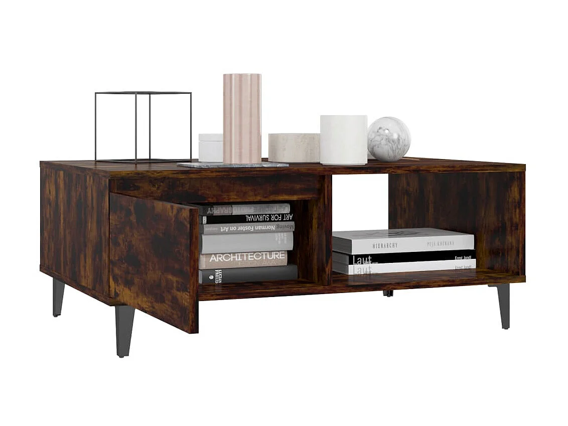 Table basse Chêne fumé 90x60x35 2