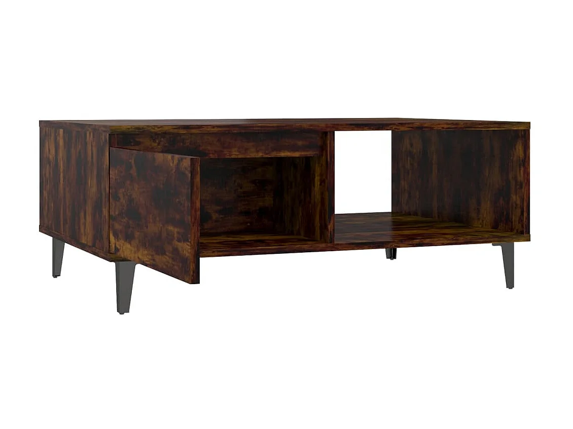 Table basse Chêne fumé 90x60x35 2