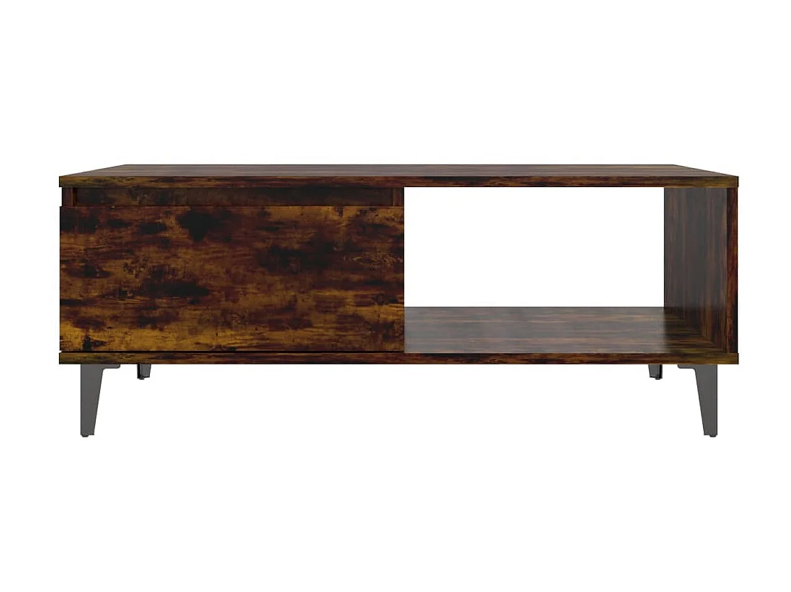 Table basse Chêne fumé 90x60x35 2