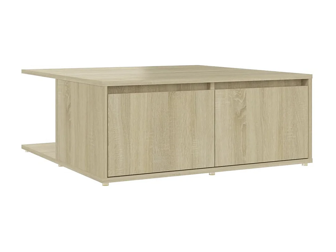 Table basse Chêne sonoma 80x80x31
