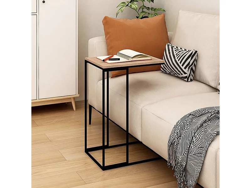 Table d'appoint Noir 40x30x59