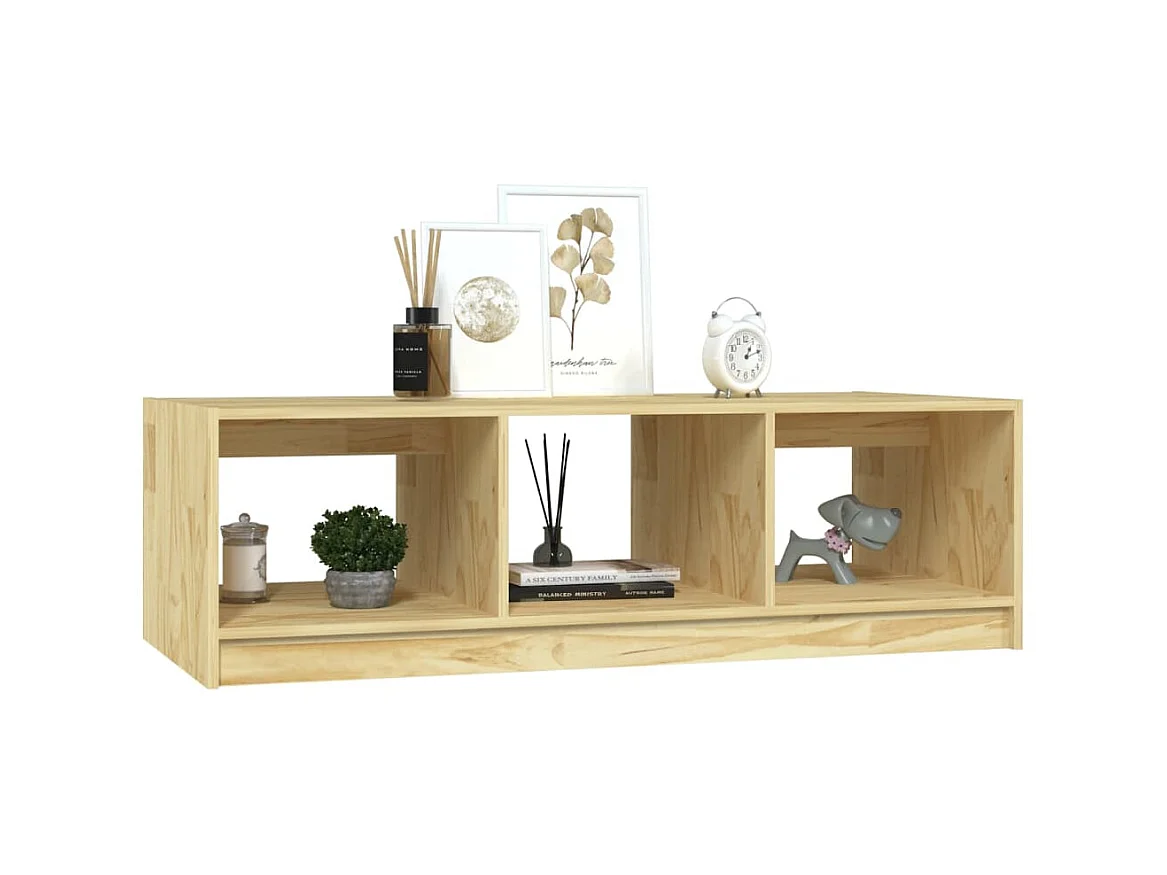 Table basse 110x50x34 Bois de pin massif