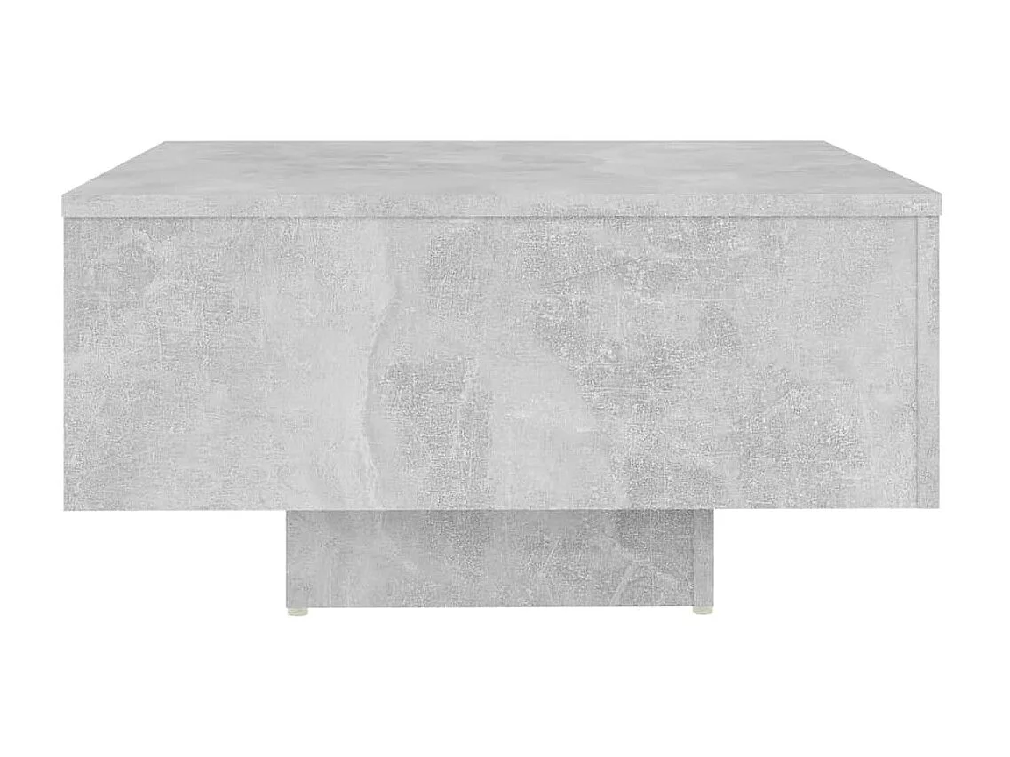 Table basse Gris béton 60x60x31,5