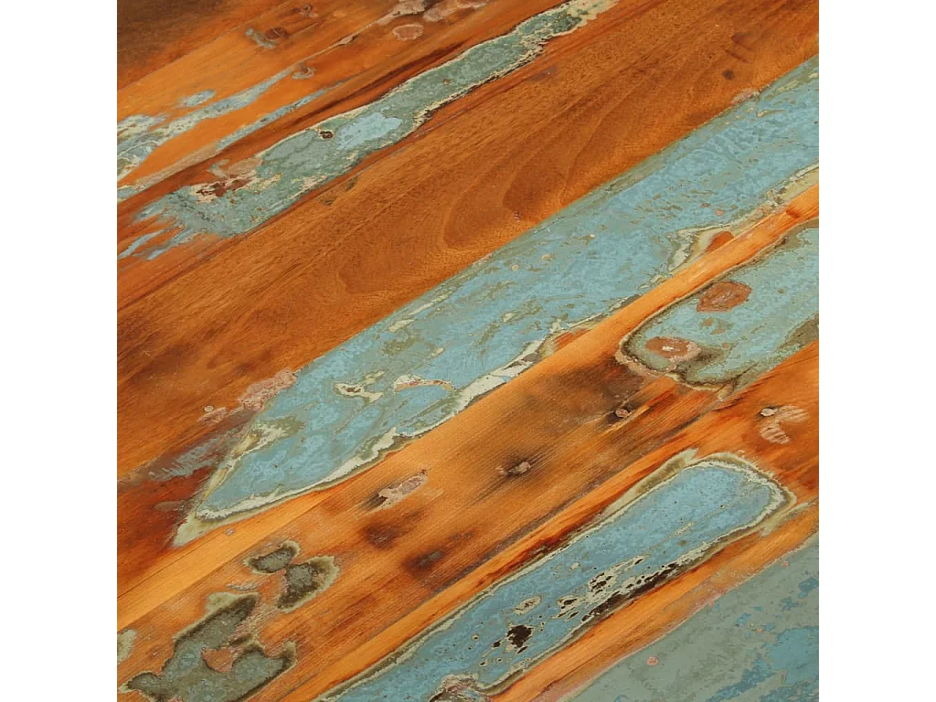 Table basse 68x68x35 Bois de récupération massif