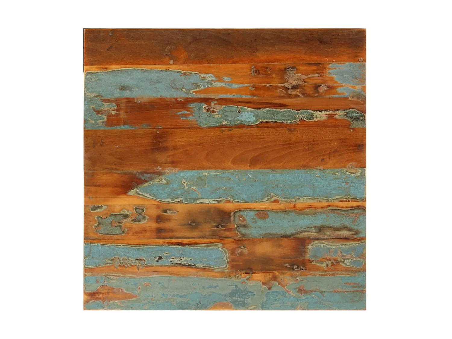 Table basse 68x68x35 Bois de récupération massif