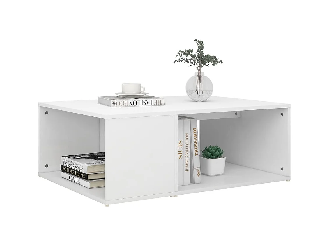 Table basse Blanc 90x67x33