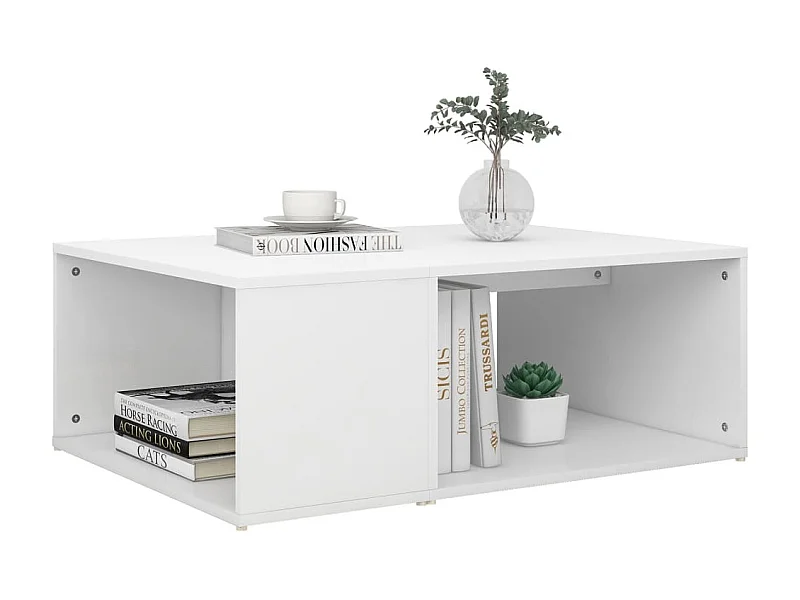 Table basse Blanc 90x67x33