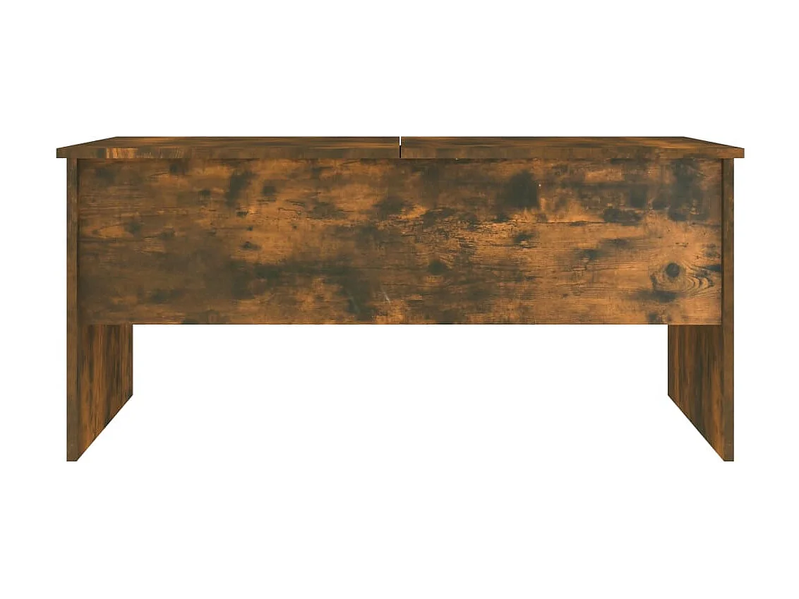 Table basse Chêne fumé 102x50,5x46,5 Bois d'ingénierie