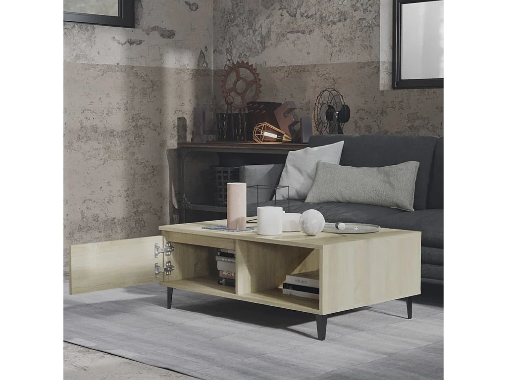 Table basse Chêne sonoma 90x60x35 2