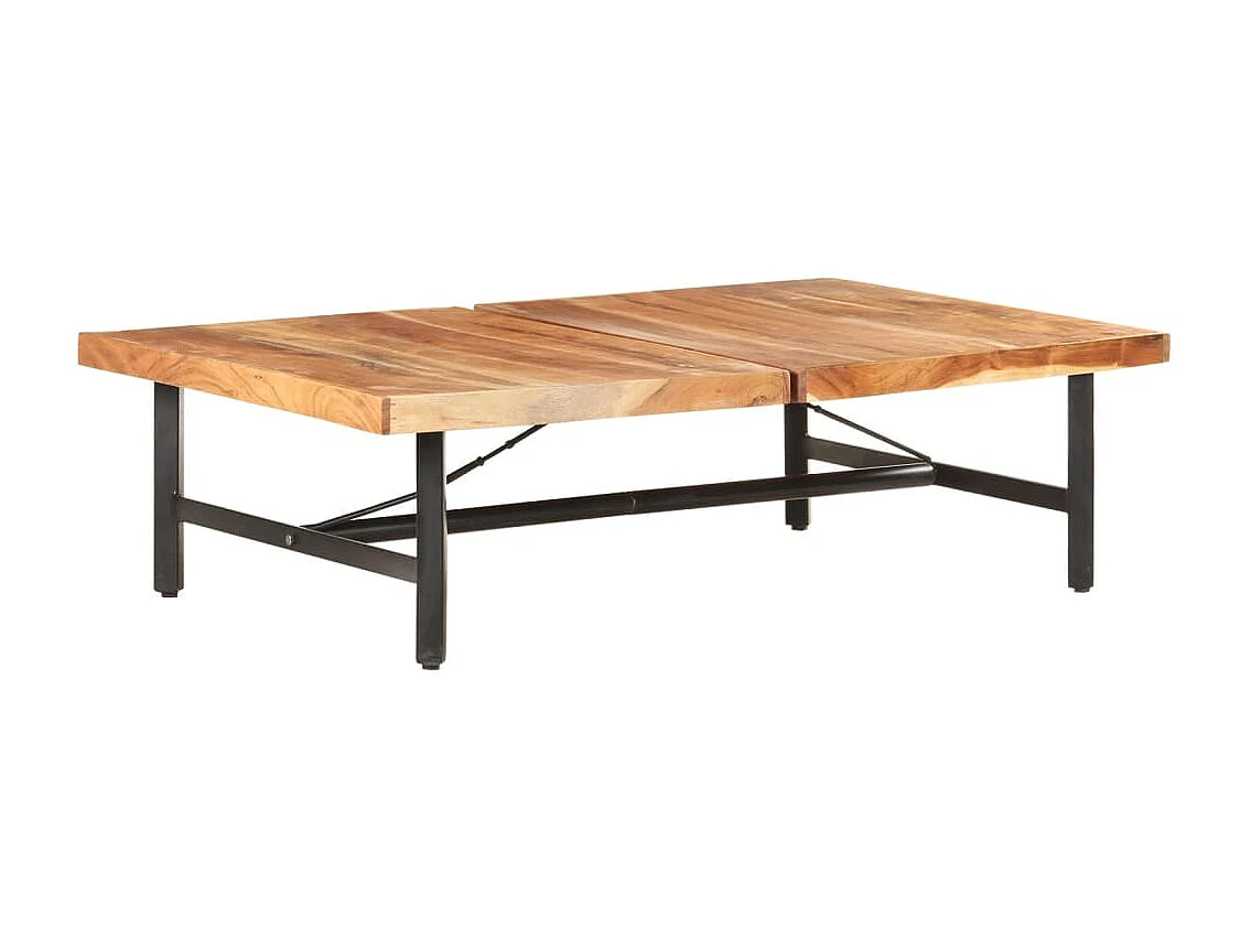 Table basse 142x90x42 Bois d'acacia massif