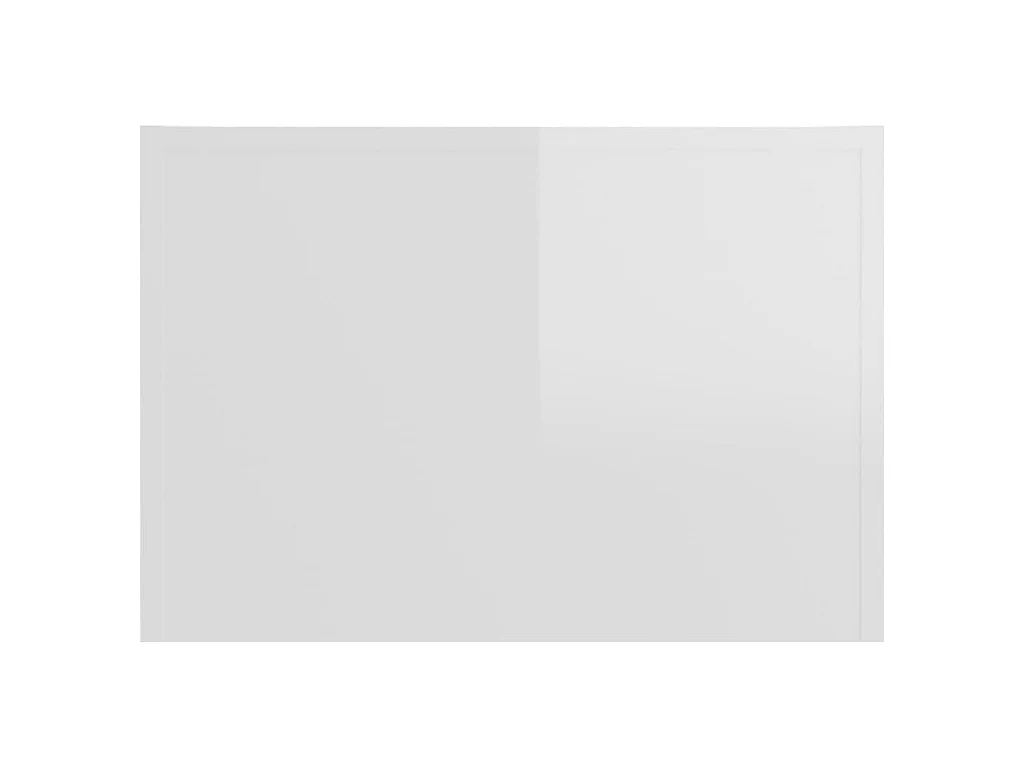 Salontafel 50x50x35 cm spaanplaat hoogglans wit