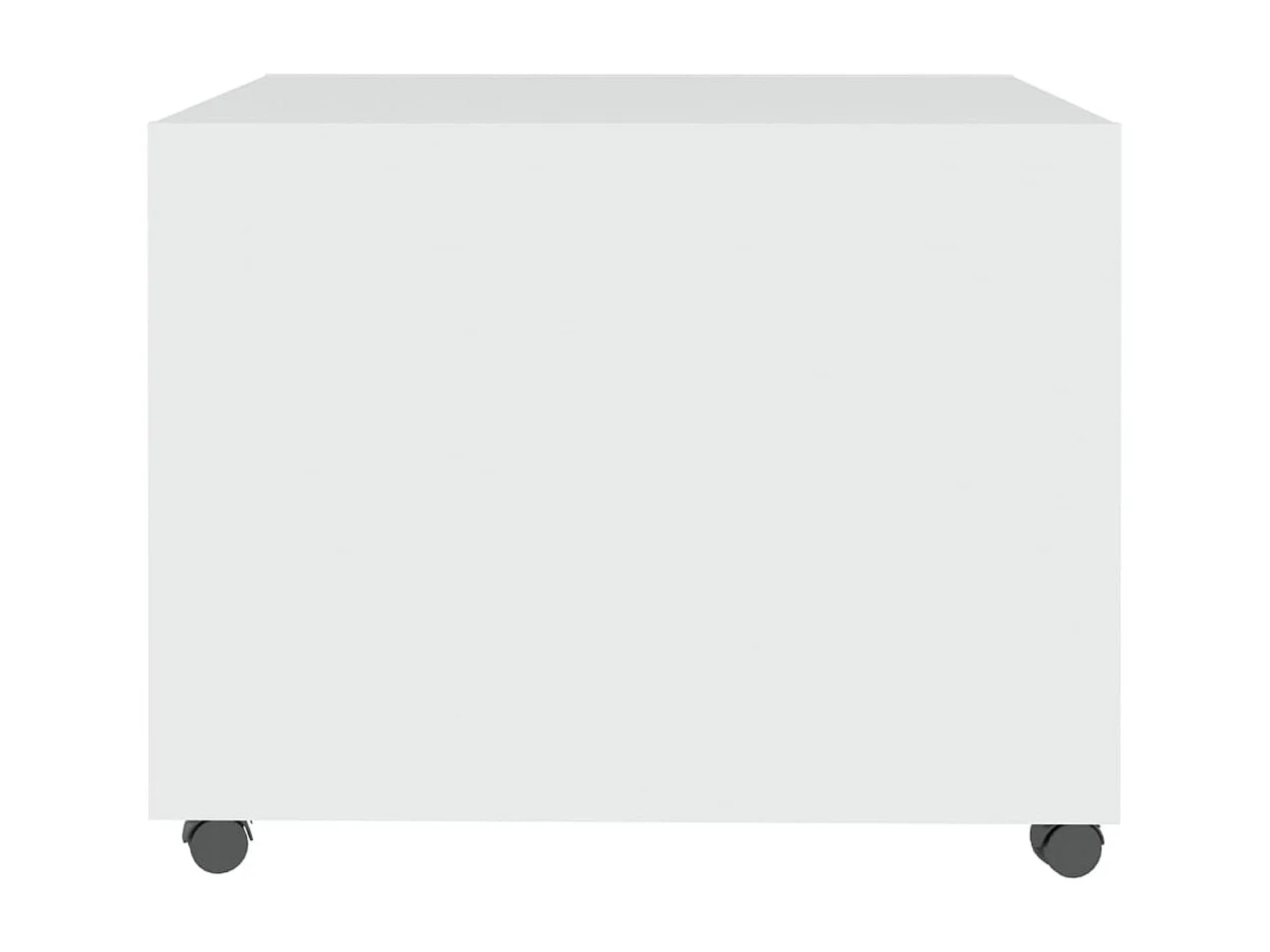 Table basse Blanc 55x55x40 Bois d'ingénierie