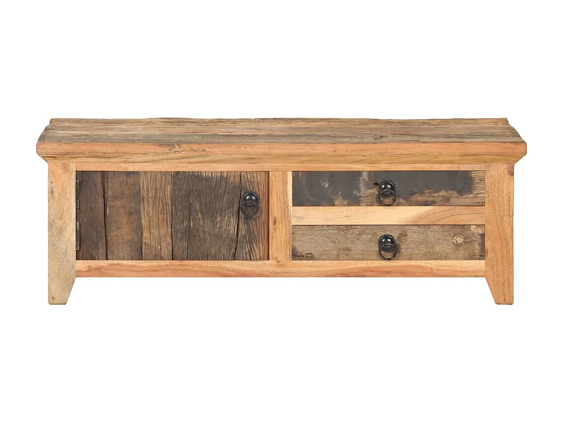 Table basse 90x50x31 Bois de récupération massif