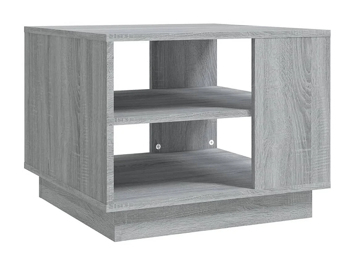 Table basse Sonoma gris 55x55x43