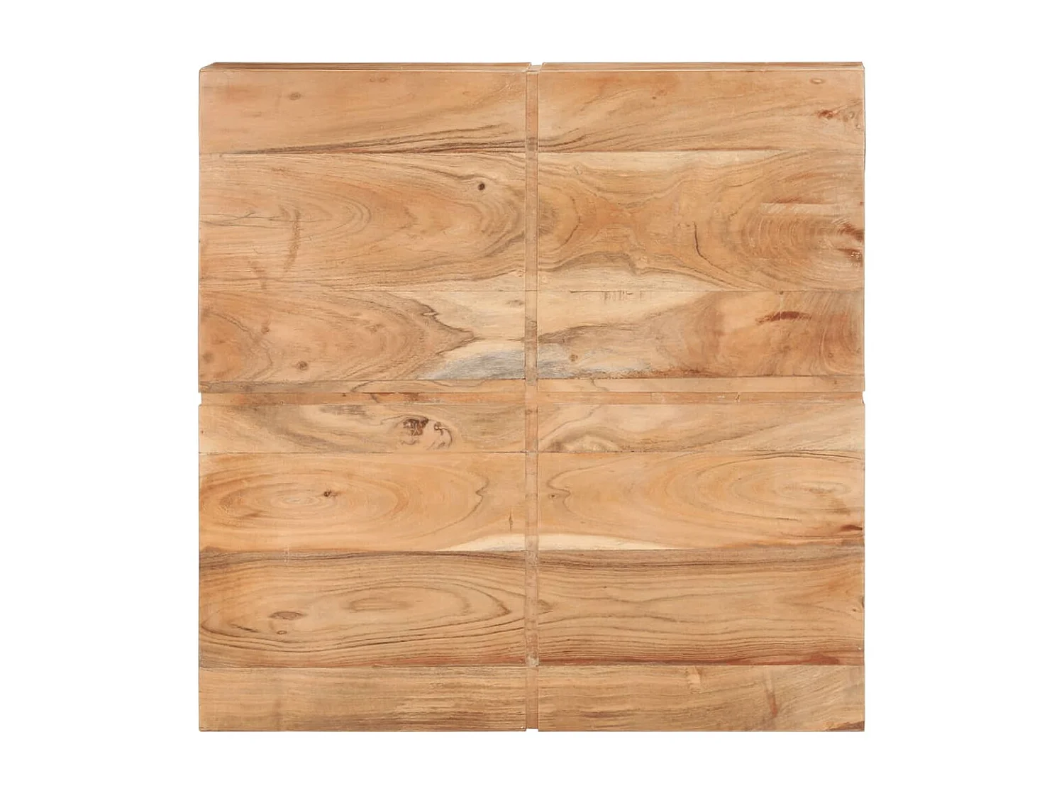 Table basse 80x80x28 Bois d'acacia massif