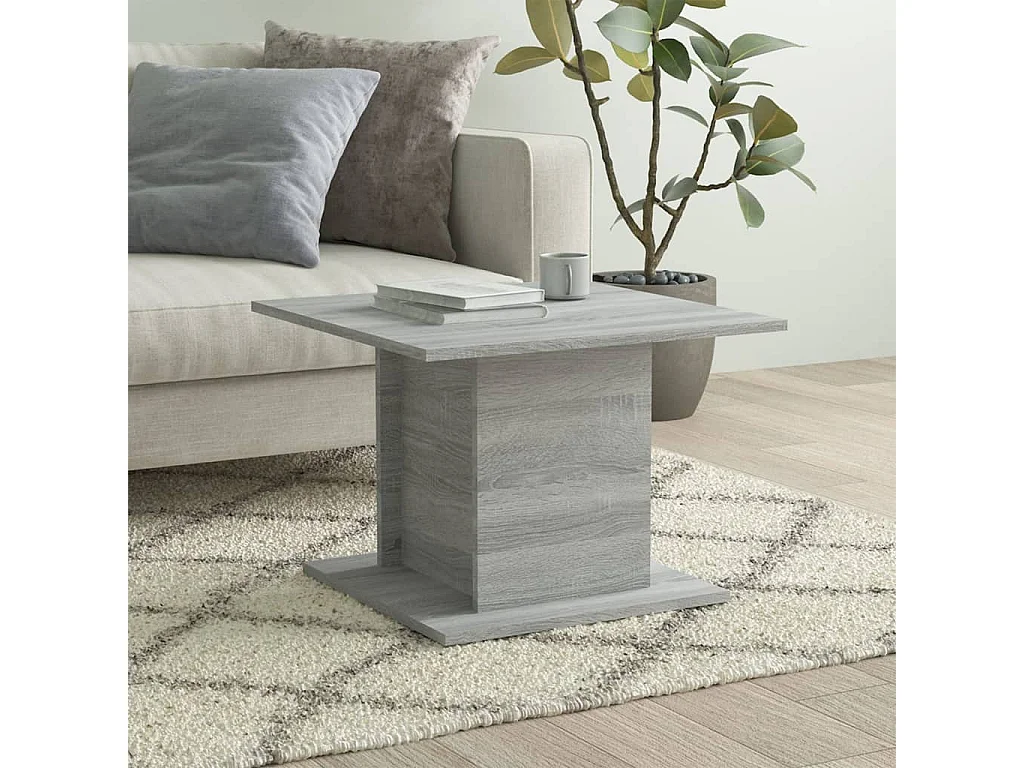 Table basse Gris Sonoma 55,5x55,5x40