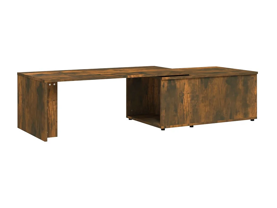 Table basse Chêne fumé 150x50x35 Bois d'ingénierie