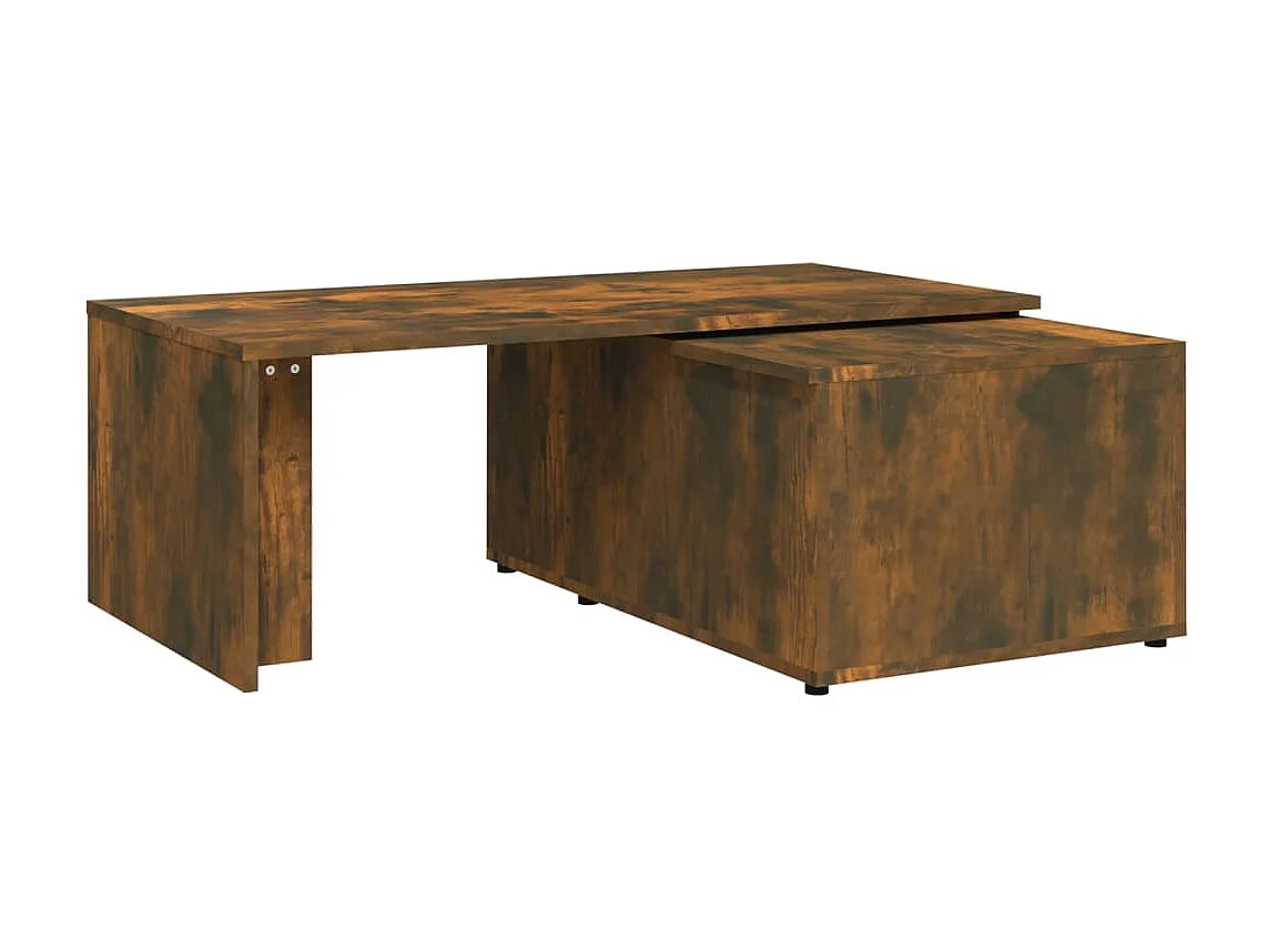 Table basse Chêne fumé 150x50x35 Bois d'ingénierie