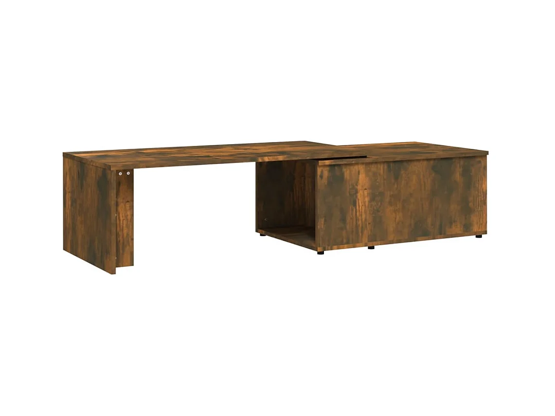 Table basse Chêne fumé 150x50x35 Bois d'ingénierie