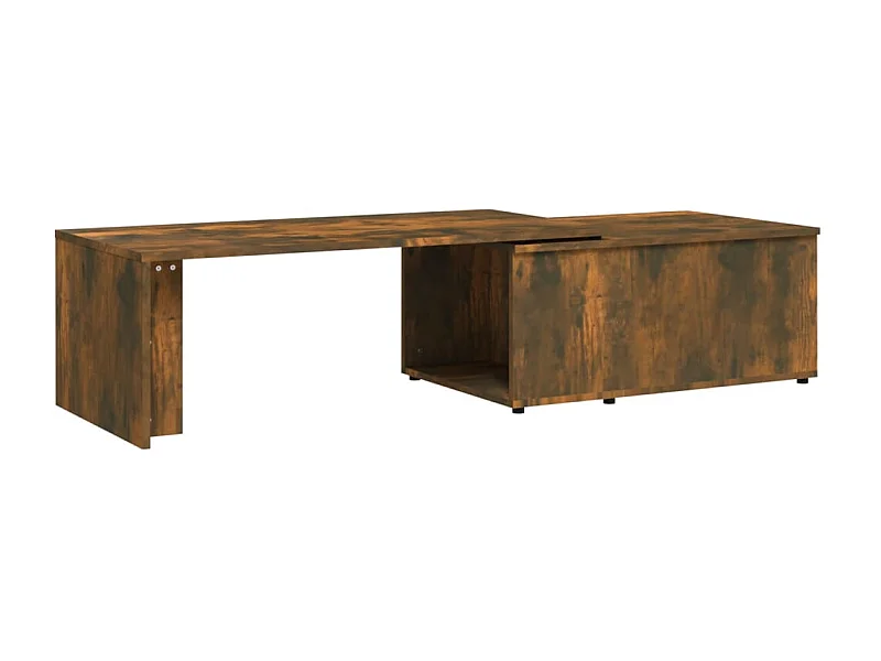Table basse Chêne fumé 150x50x35 Bois d'ingénierie