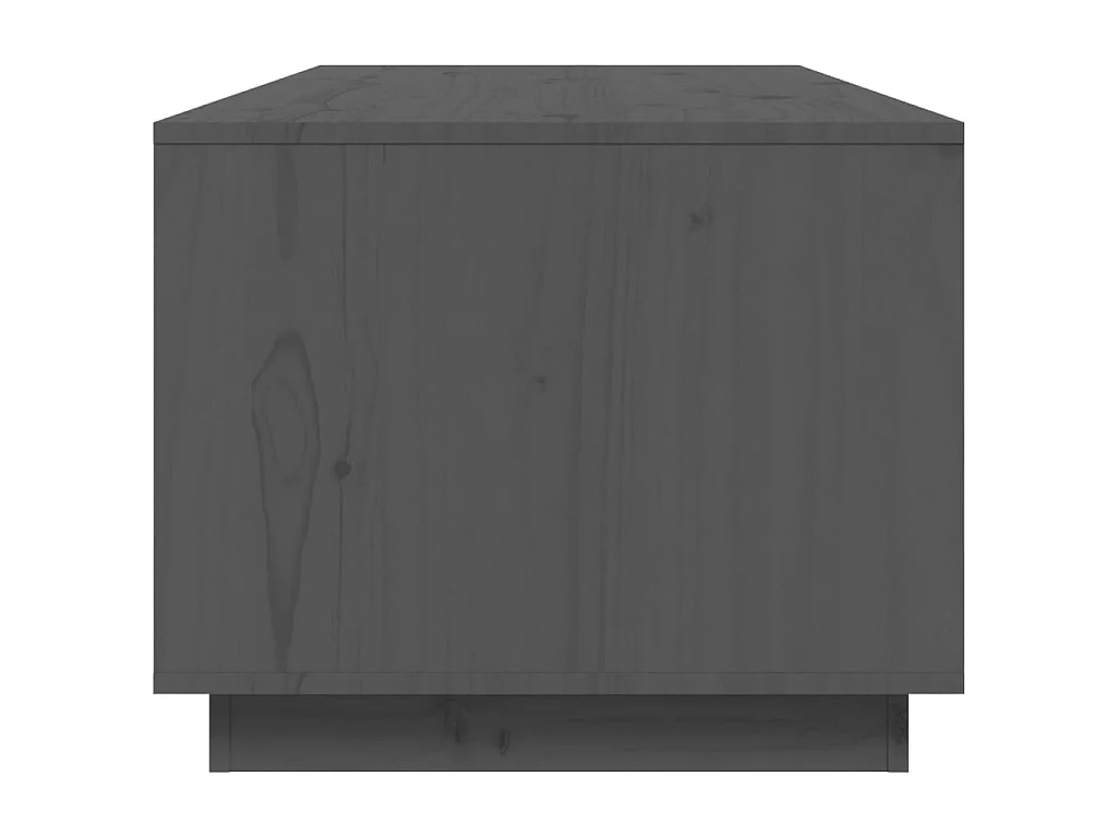 Table basse Gris 100x50x41 Bois massif de pin
