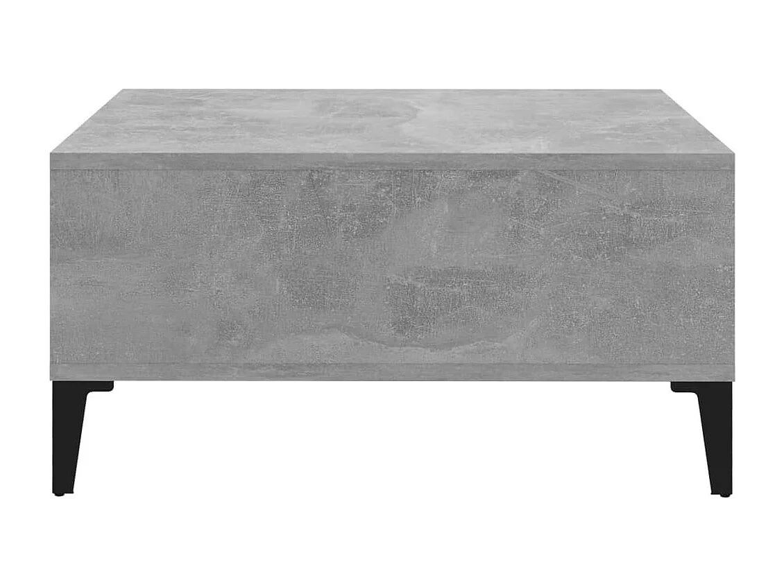 Table basse Gris béton 60x60x30