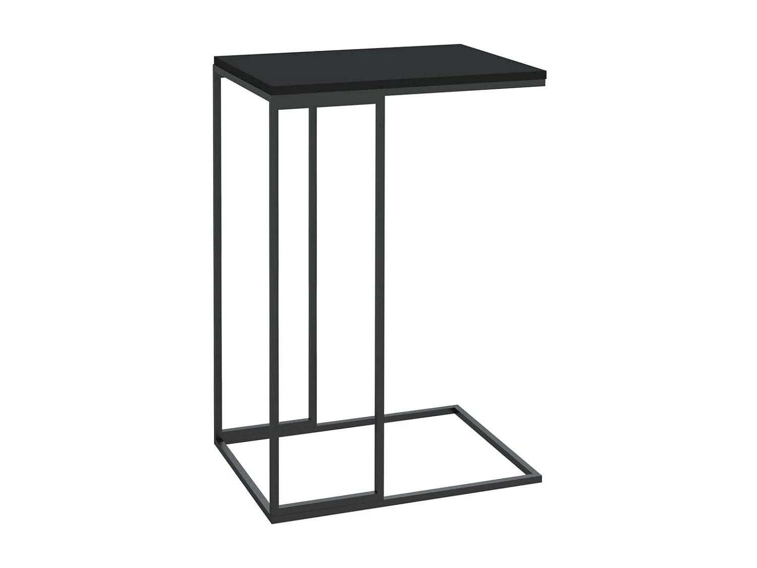 Table d'appoint Noir 40x30x59 2