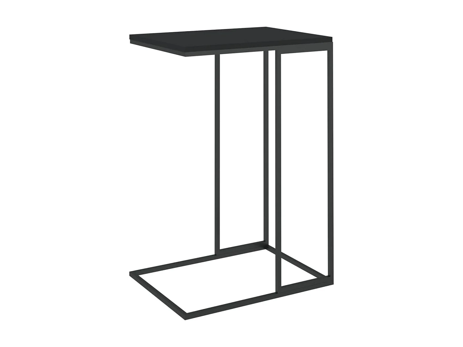 Table d'appoint Noir 40x30x59 2