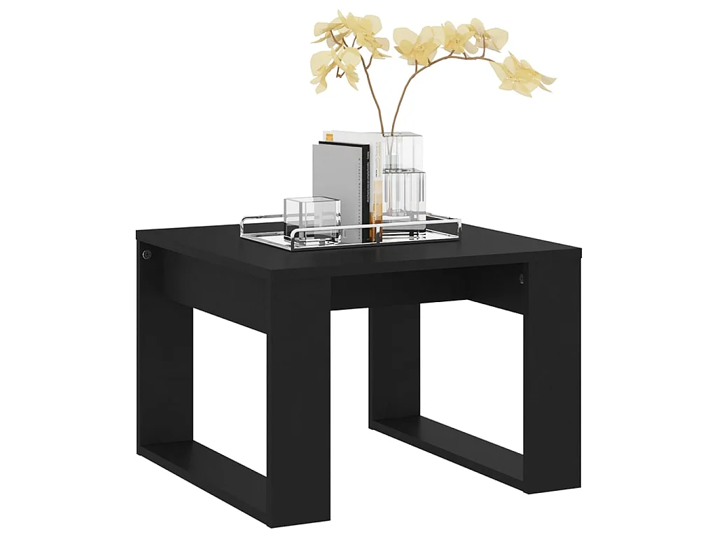 Table d'appoint Noir 50x50x35
