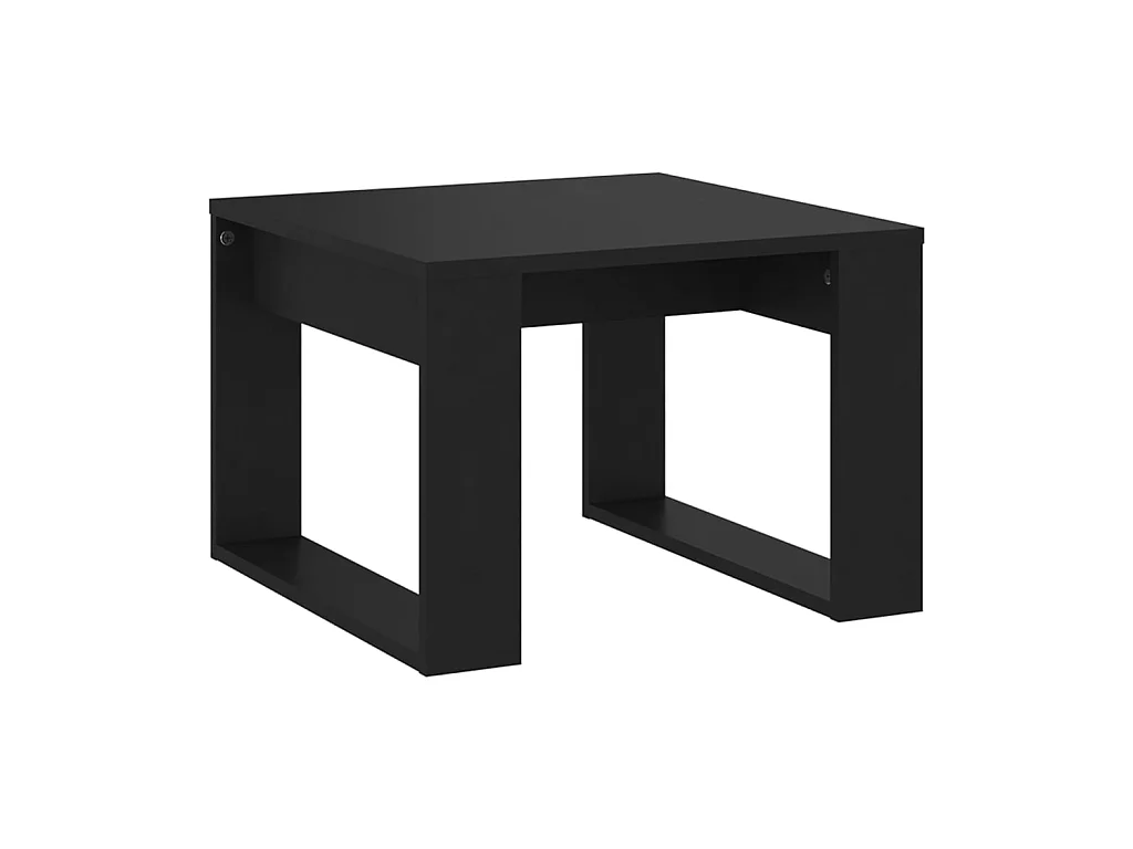 Table d'appoint Noir 50x50x35