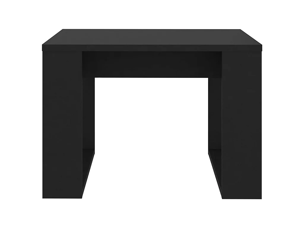 Table d'appoint Noir 50x50x35