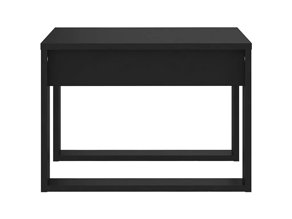 Table d'appoint Noir 50x50x35