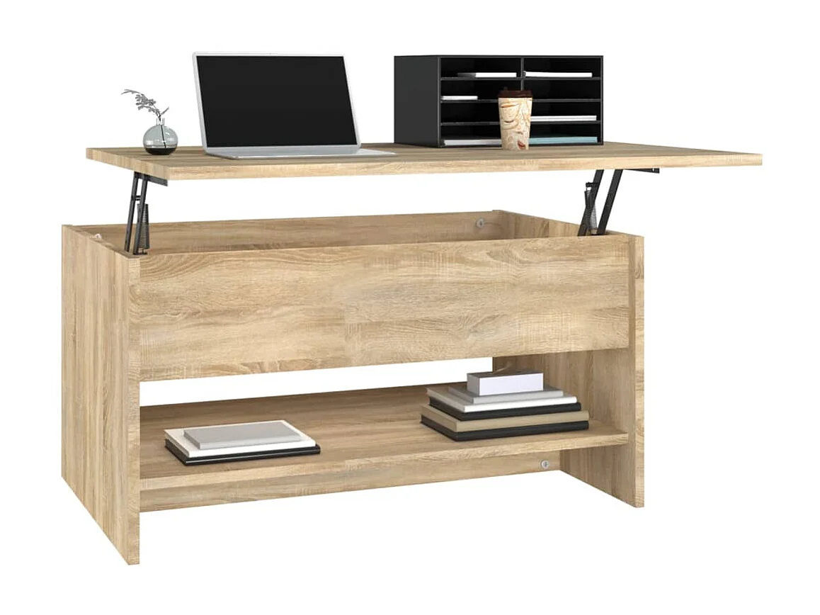 Table basse Chêne sonoma 80x50x40 Bois d'ingénierie