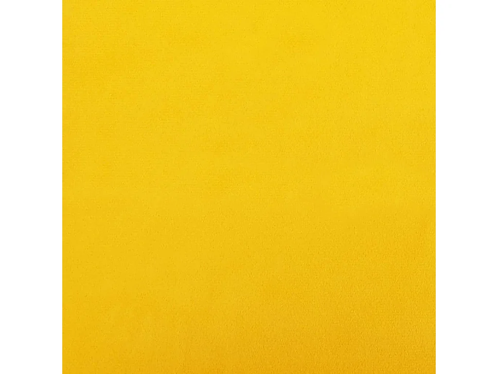 Chaises de salle à manger 6 pcs Jaune moutarde Velours 6