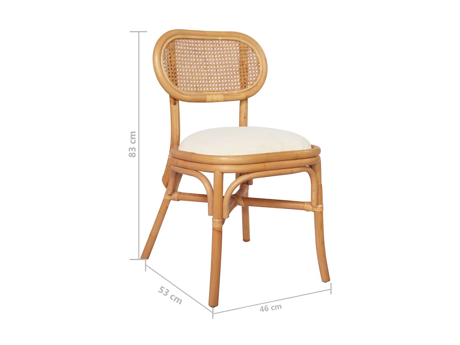 Eetkamerstoelen 2 st linnen