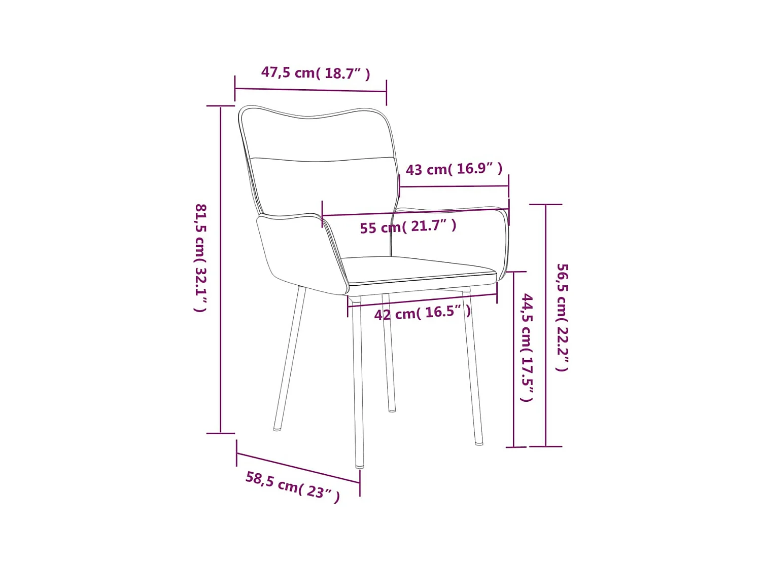 Eetkamerstoelen 2 st fluweel lichtgrijs
